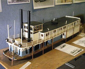 Wentworth Model Paddlesteamer Display - Tourism Cairns 2