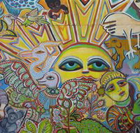 The Painting of Life by Mirka Mora - Tourism Cairns