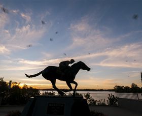 Black Caviar Statue - Tourism Cairns 0