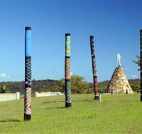 Maclean Tartan Power Poles - Tourism Cairns
