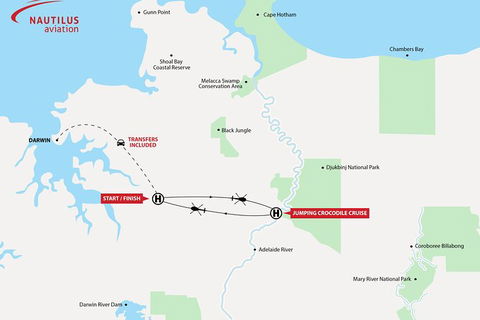 Adelaide River Jumping Crocodile Cruise With Roundtrip Helicopter From Darwin - Tourism Cairns 3