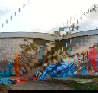 Willans Hill Water Tower Mural - Tourism Cairns