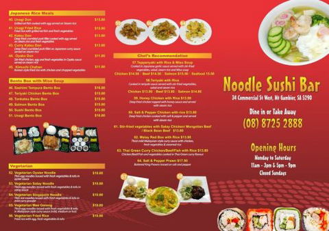 Noodle Sushi Bar Mount Gambier - Tourism Cairns 1