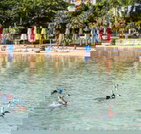 Aqua fitness in the Wave Lagoon - Tourism Cairns