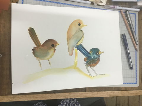 Ink & Watercolour Wash Illustration Workshop - Tourism Cairns 0