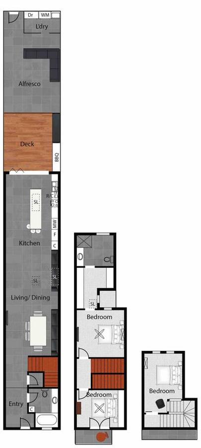 3 Storey Home Close Walk To Fox Studios SCG & City - Tourism Cairns 22