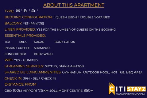 Perfectly Located Modern Apartment - Canberra CBD - Tourism Cairns 2