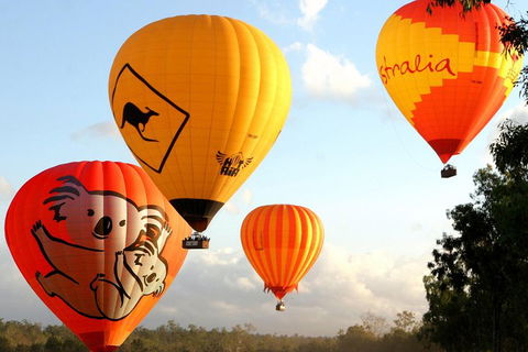 Natural Bridge & Springbrook Waterfalls Tour + Hot Air Balloon With Breakfast - Tourism Cairns 0