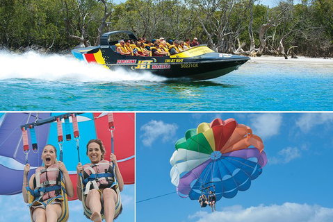 Gold Coast Jetboat And Parasail Combo - For 2 People - Tourism Cairns 1