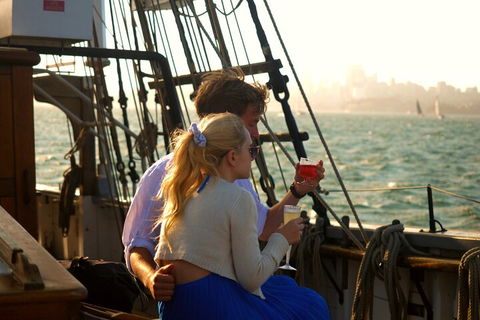 Sydney Harbour Tall Ship Wine & Canapes Evening Cruise - Tourism Cairns 1